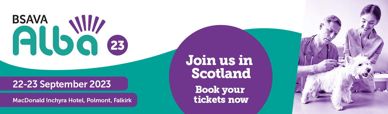 BSAVA Alba 2023 - Join us in Scotland between 22 to 23 September 2023 at MacDonald Inchyra Hotel, Polmont, Falkirk
